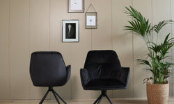 Set van 2 eetkamerstoelen Stripe