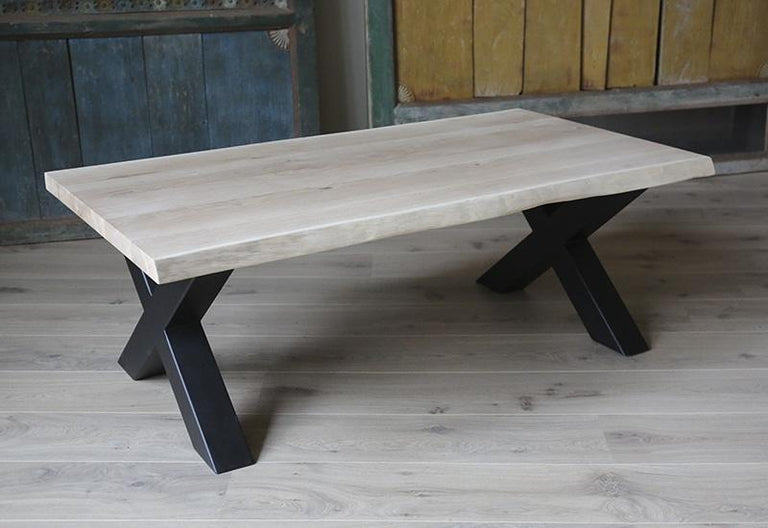 Onbehandelde salontafel Oak