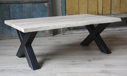 Onbehandelde salontafel Oak