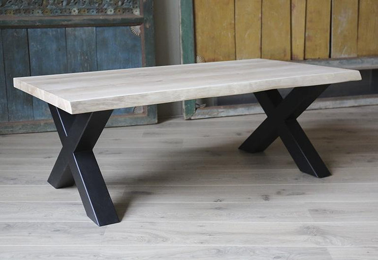 Onbehandelde salontafel Oak