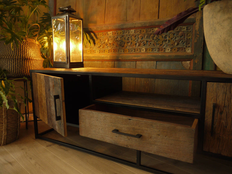 TV-meubel Wagonhout