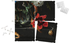 Fototegels Jan Davidsz de Heem bouquet kunststof