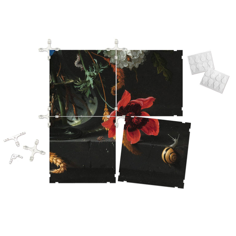 Fototegels Jan Davidsz de Heem bouquet kunststof