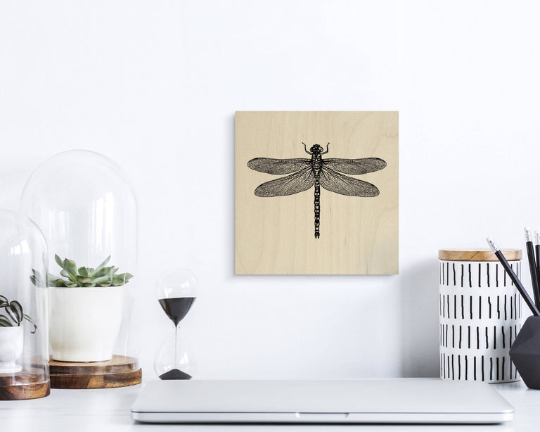 Houtprint Dragonfly
