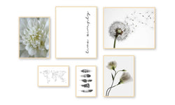 Ingelijste print Clean White