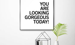 Ingelijste print Gorgeous