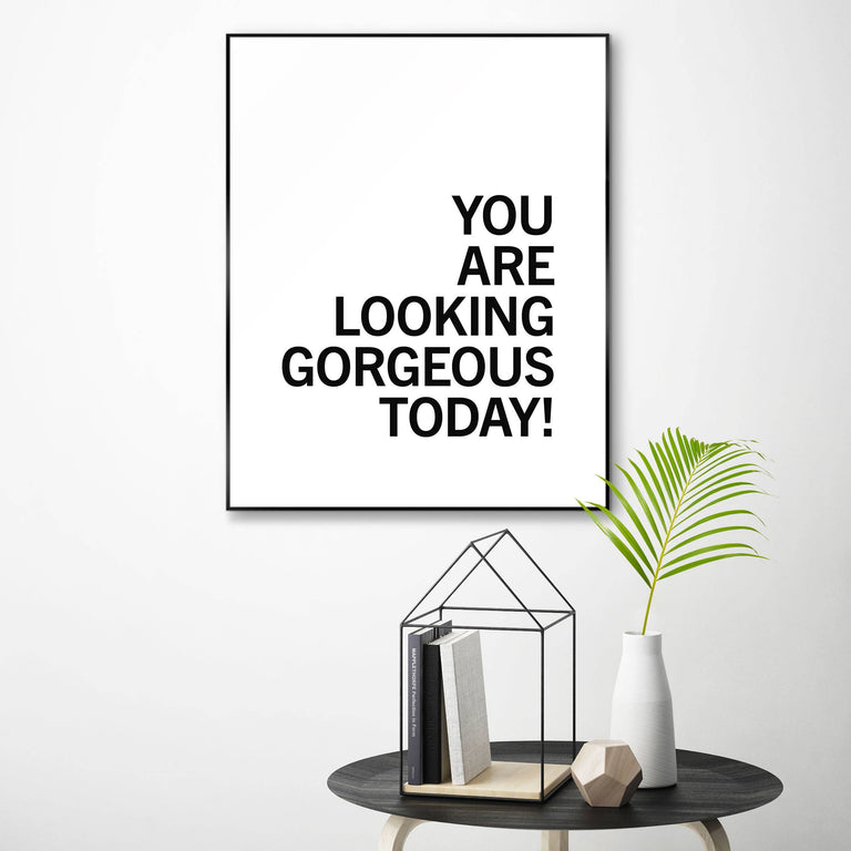Ingelijste print Gorgeous