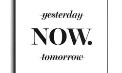 Ingelijste print Now
