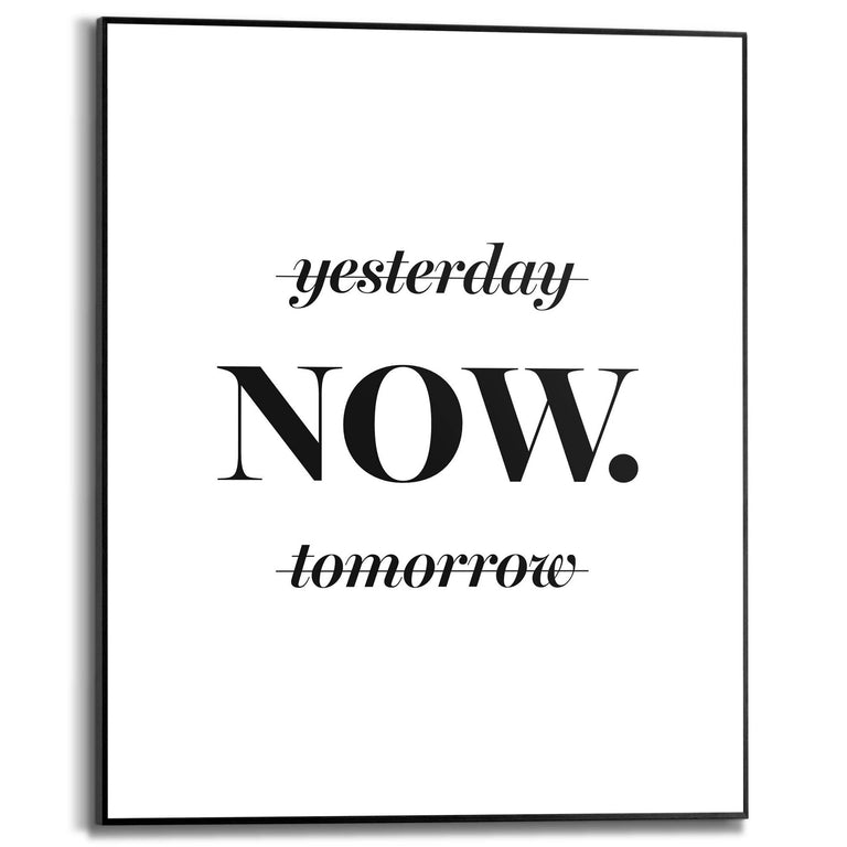 Ingelijste print Now