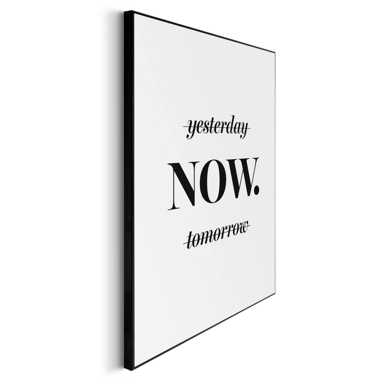 Ingelijste print Now