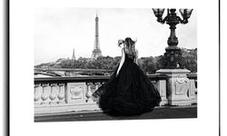 Ingelijste print Paris Lady