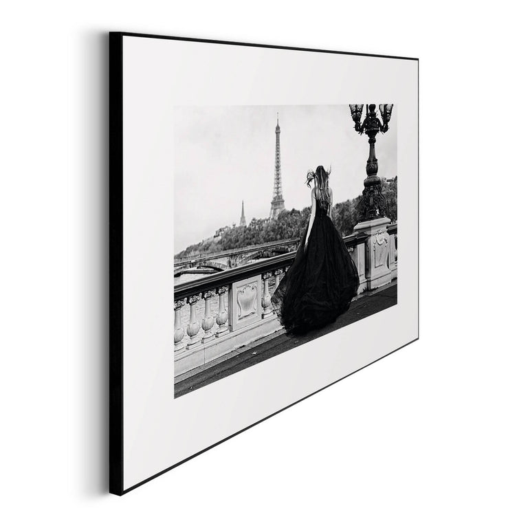 Ingelijste print Paris Lady