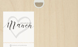 Set van 2 houtprints Owl en Fine Feathers