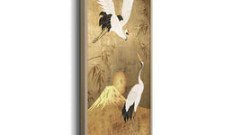 Wanddecoratie Japanse Kraanvogels