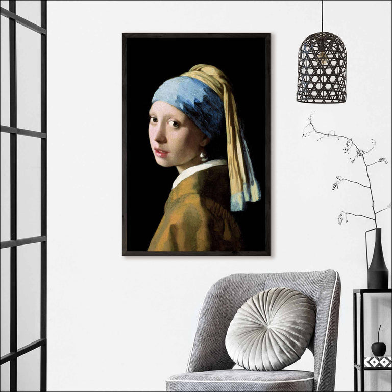 Wanddecoratie Meisje met de Parel, Vermeer