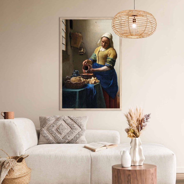 Wanddecoratie Melkmeisje, Vermeer