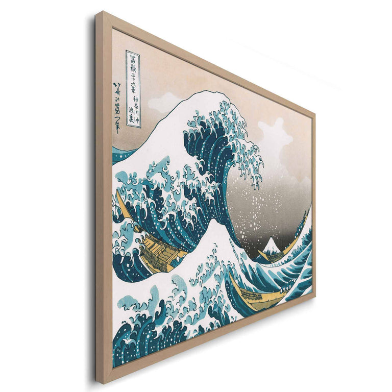 Wanddecoratie The Great Wave, Hokusai