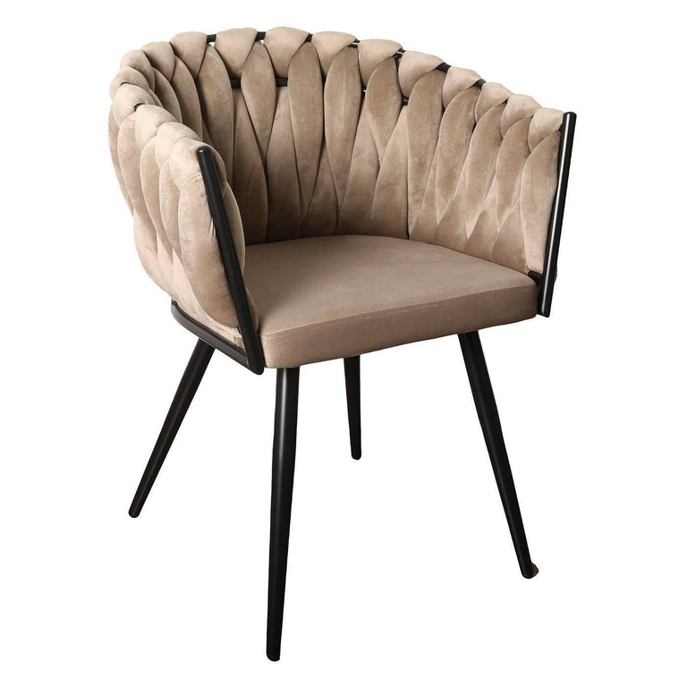 Eetkamerstoel Knot velvet