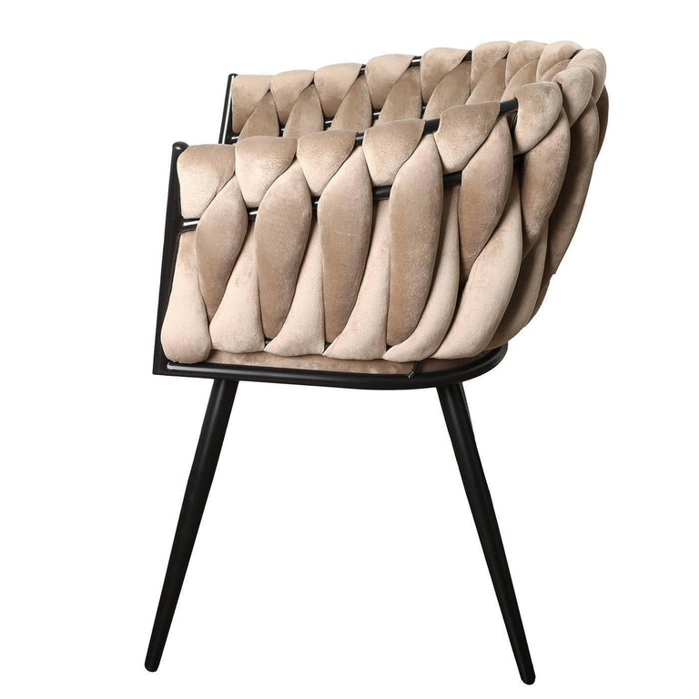 Eetkamerstoel Knot velvet