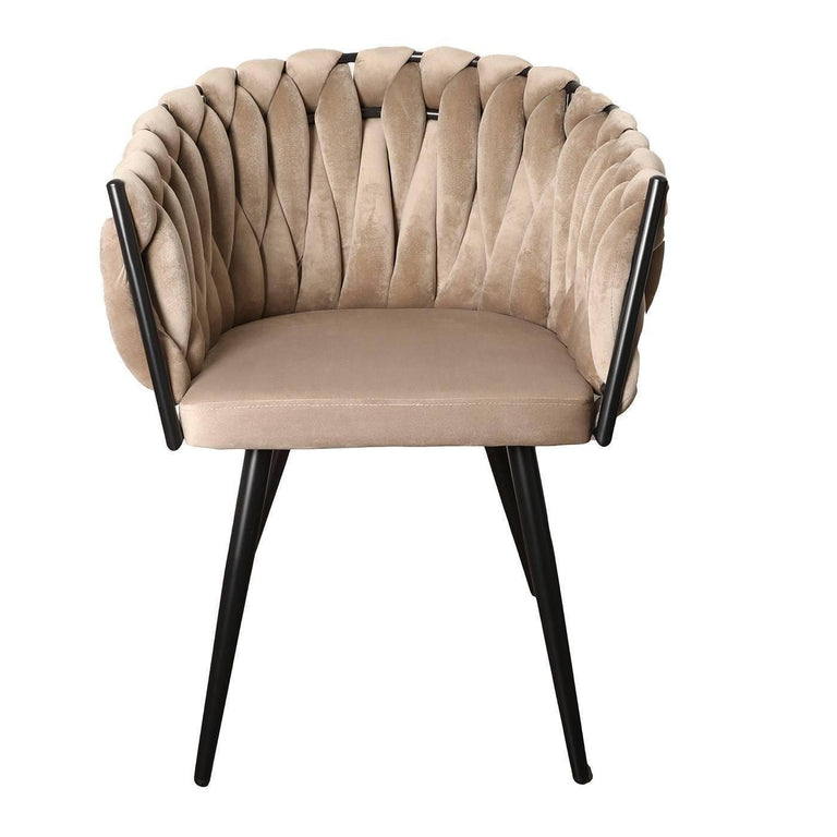 Eetkamerstoel Knot velvet
