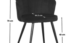 Eetkamerstoel Crown velvet
