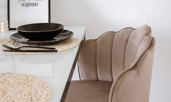 Eetkamerstoel Crown velvet