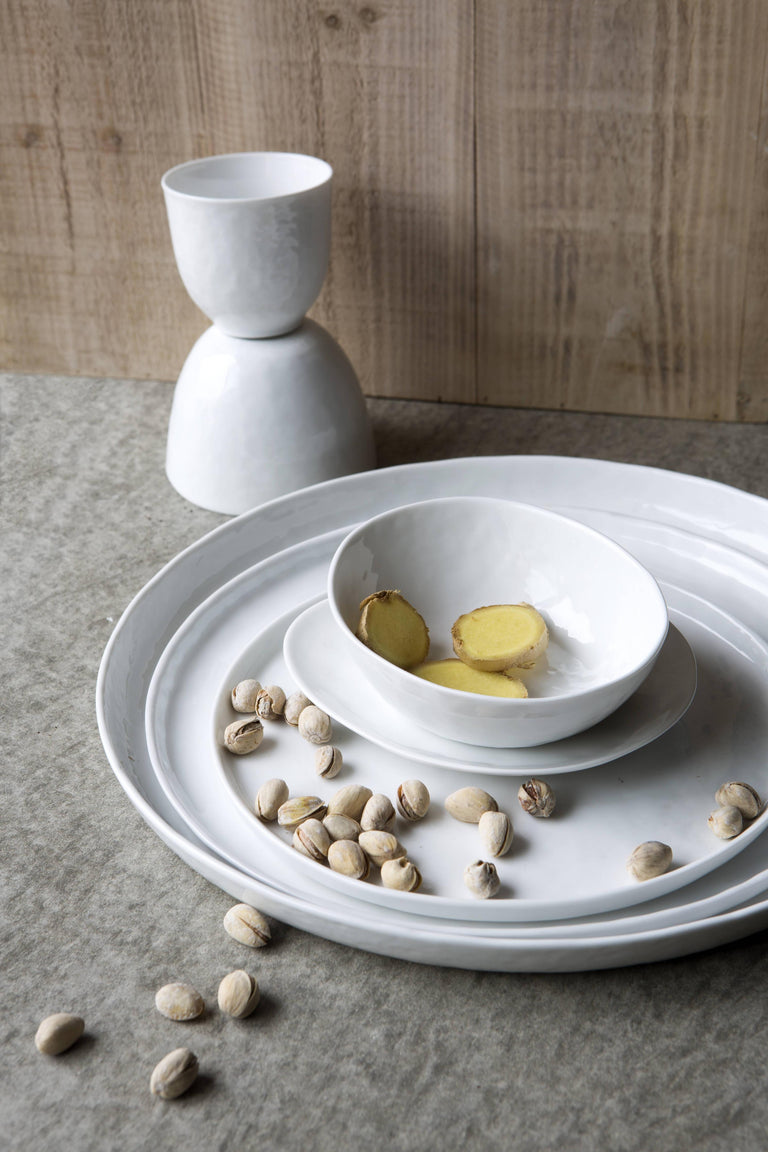 Serveerbord Porcelino White