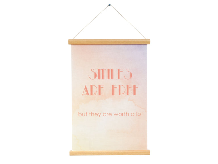 Poster Smiles Are Free
