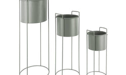 Set van 3 bloempotten Essence rond