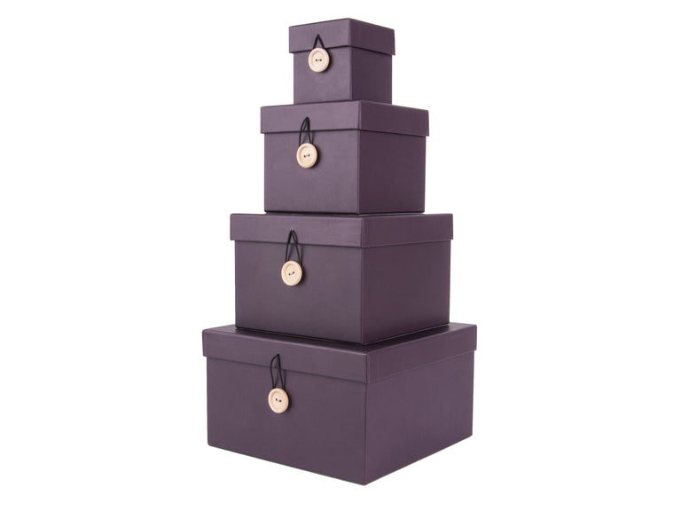 Set van 4 opbergdozen Uniform