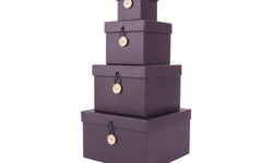 Set van 4 opbergdozen Uniform