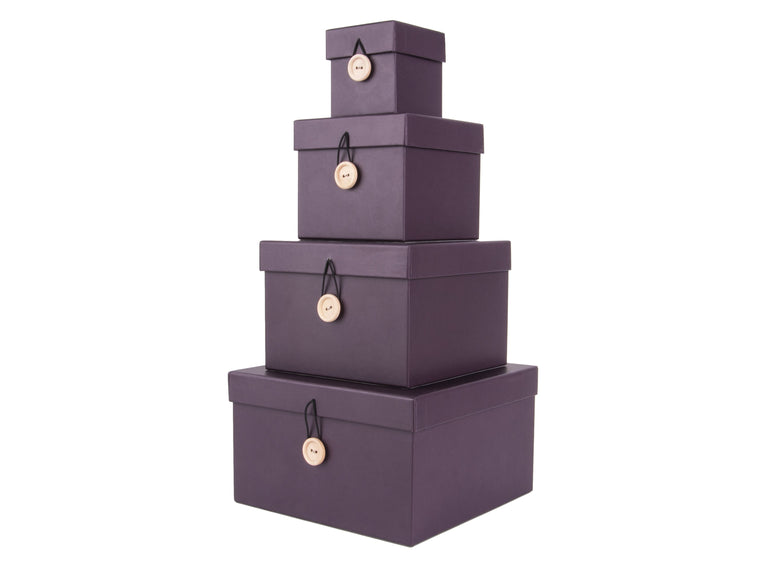 Set van 4 opbergdozen Uniform