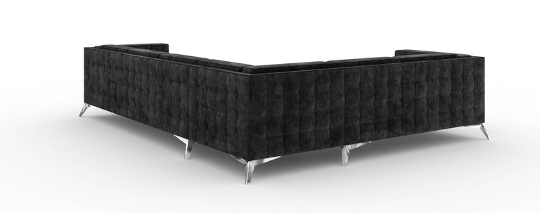 5-zitshoekbank Gusto links velvet