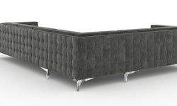 5-zitshoekbank Gusto links velvet