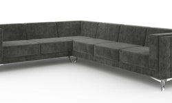 5-zitshoekbank Gusto links velvet