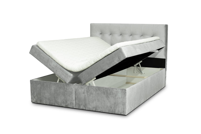 Boxspring Lille met opbergruimte velvet