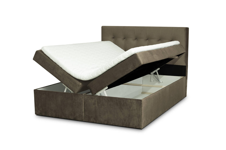 Boxspring Lille met opbergruimte velvet