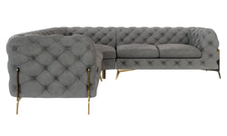 4-zitshoekbank Chelsea links velvet