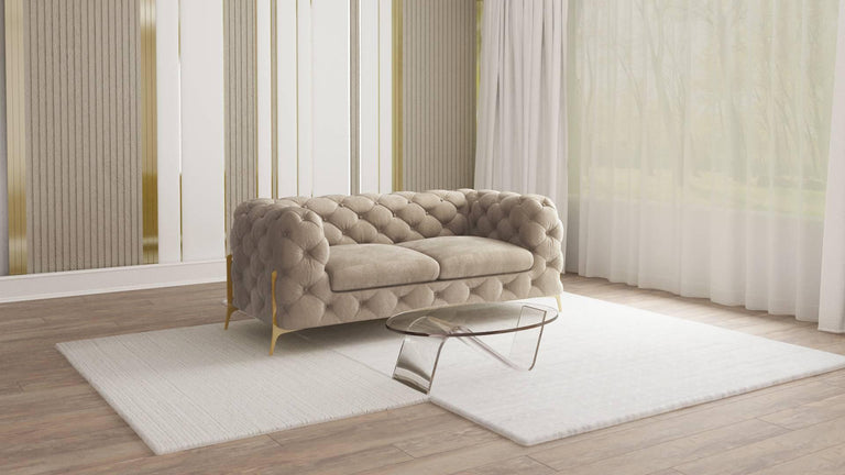 2-zitsbank Chelsea velvet