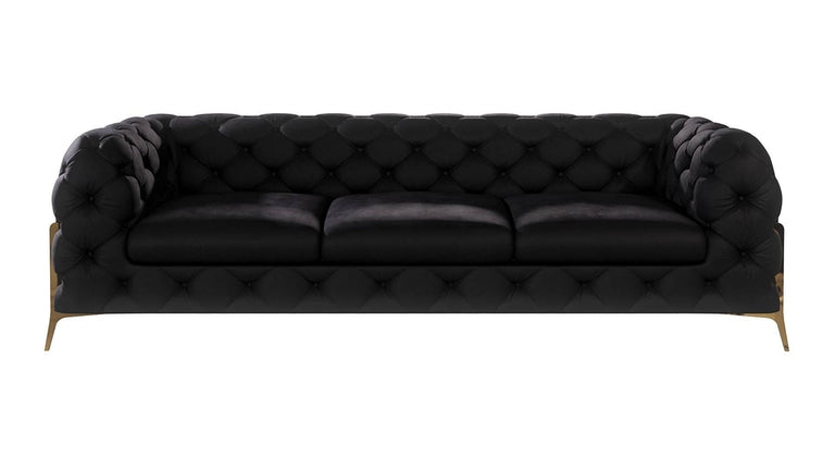 3-zitsbank Chelsea velvet