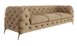 3-zitsbank Chelsea velvet