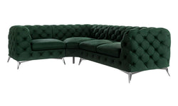Hoekbank Nora links velvet