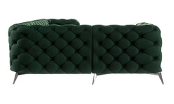 Hoekbank Nora links velvet