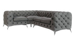 Hoekbank Nora links velvet