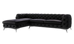 Hoekbank Noralie links velvet