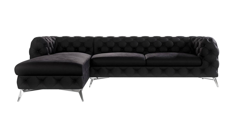 Hoekbank Noralie links velvet