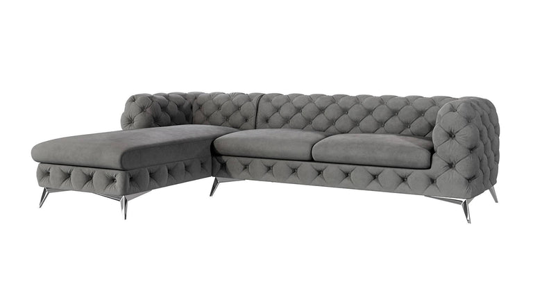 Hoekbank Noralie links velvet