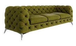 3-zitsbank Chelsea velvet