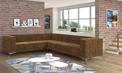 5-zitshoekbank Gusto links velvet