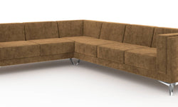 5-zitshoekbank Gusto links velvet
